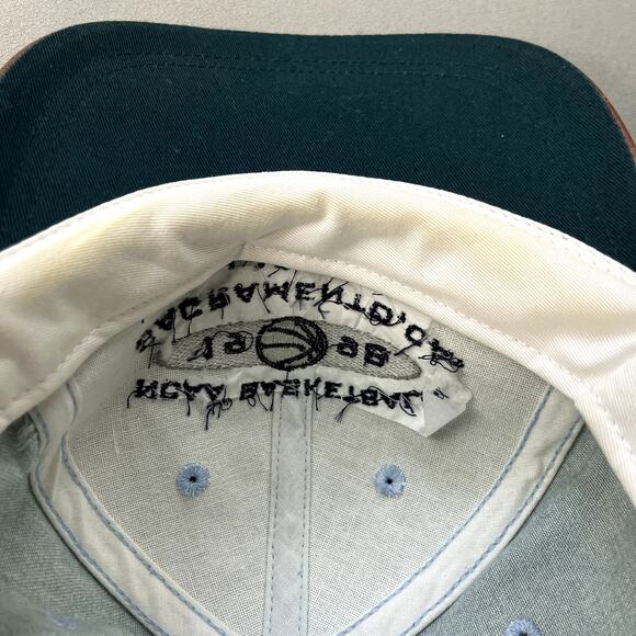 Vintage NCAA Basketball Hat Strapback Blue Denim March Madness 1998 Adjustable - Picture 6 of 8